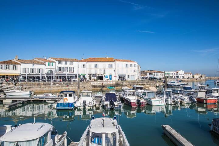 Sur L'Ilot De St Martin Au Centre Du Port Vue Exceptionnelle ! Apartment Saint-Martin-de-Ré Exterior foto
