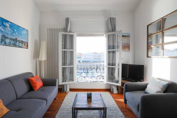 Sur L'Ilot De St Martin Au Centre Du Port Vue Exceptionnelle ! Apartment Saint-Martin-de-Ré Exterior foto